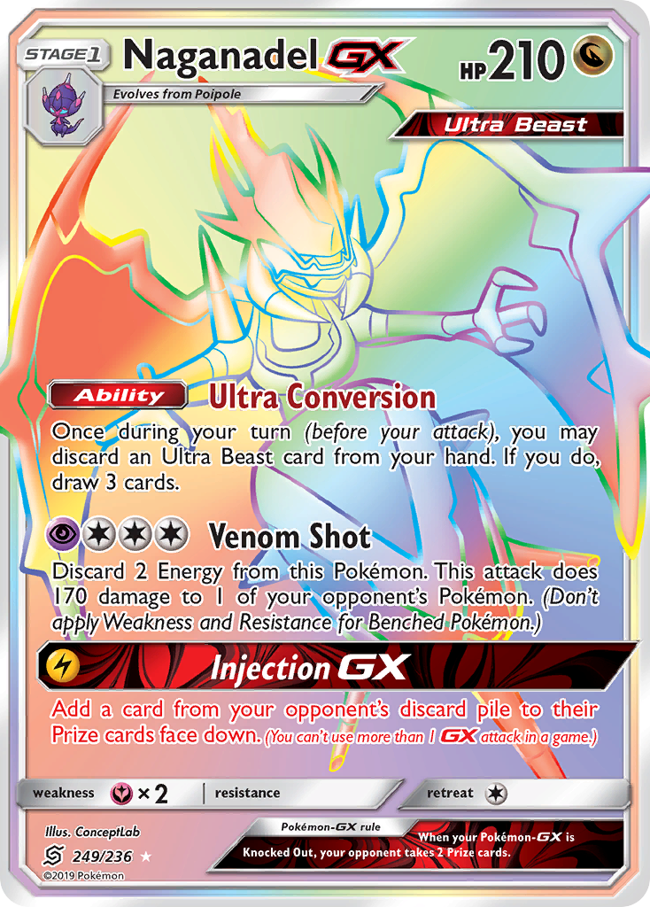 Naganadel GX (249/236) [Sun & Moon: Unified Minds] | Rock City Comics