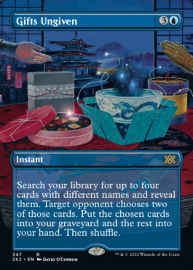 Gifts Ungiven (Borderless Alternate Art) [Double Masters 2022] | Rock City Comics