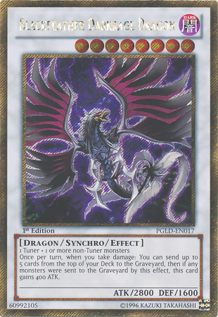 Blackfeather Darkrage Dragon [PGLD-EN017] Gold Secret Rare | Rock City Comics