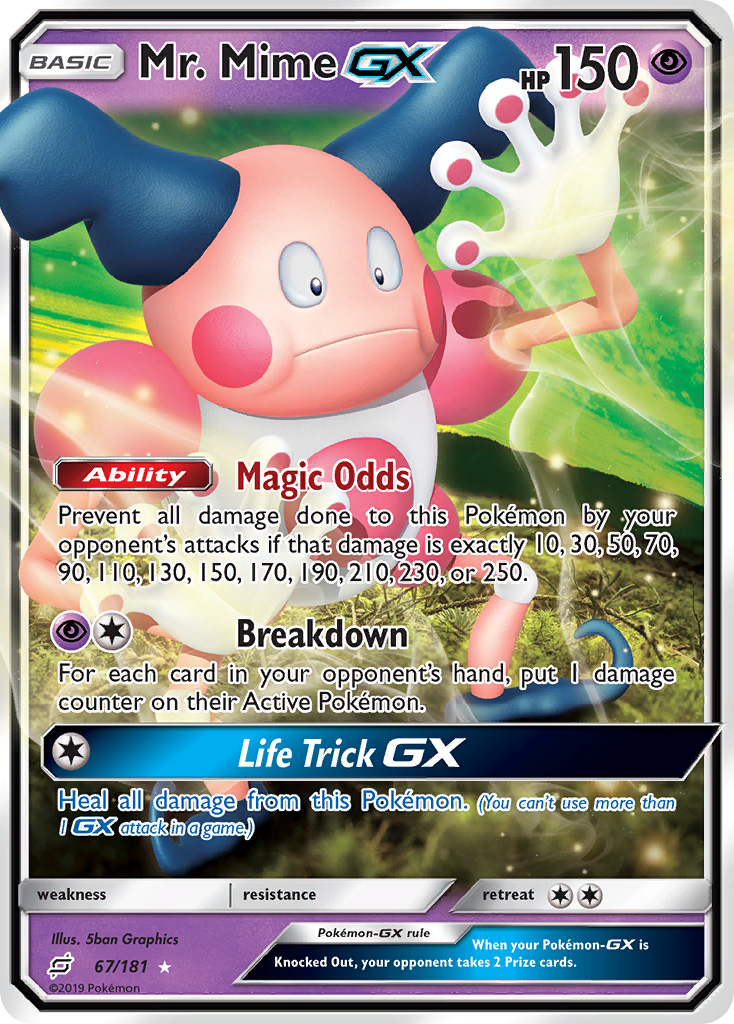 Mr. Mime GX (67/181) [Sun & Moon: Team Up] | Rock City Comics