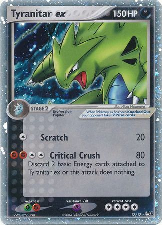 Tyranitar ex (17/17) (Holo) [POP Series 1] | Rock City Comics