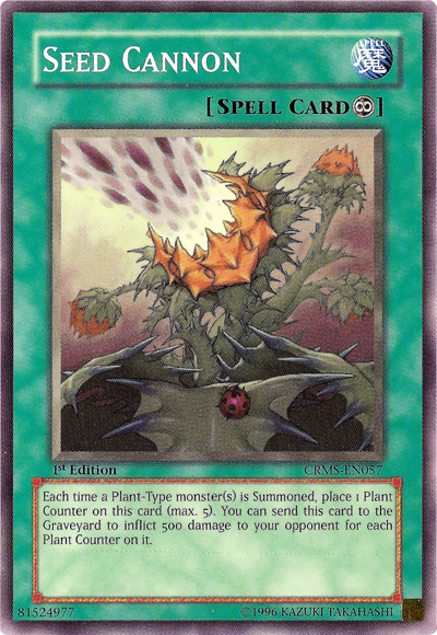 Seed Cannon [CRMS-EN057] Common | Rock City Comics