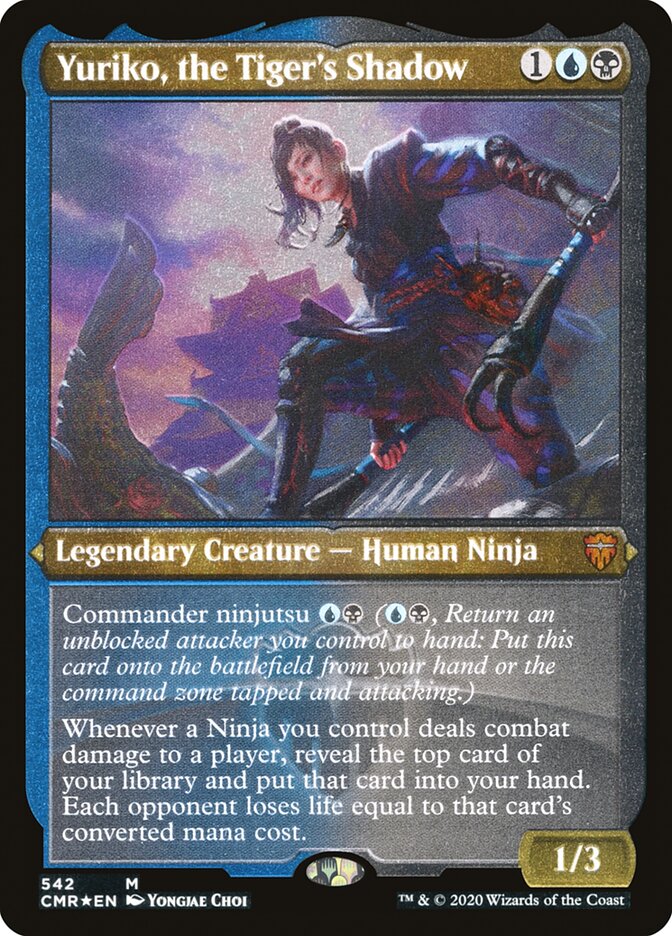 Yuriko, the Tiger's Shadow (Etched) [Commander Legends] | Rock City Comics