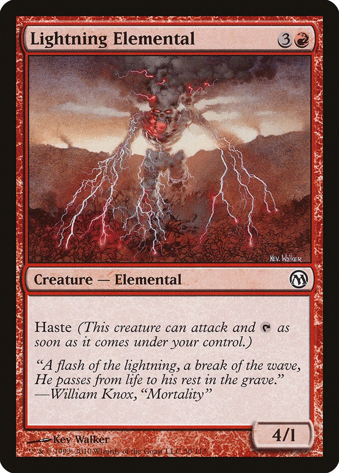 Lightning Elemental [Duels of the Planeswalkers] | Rock City Comics