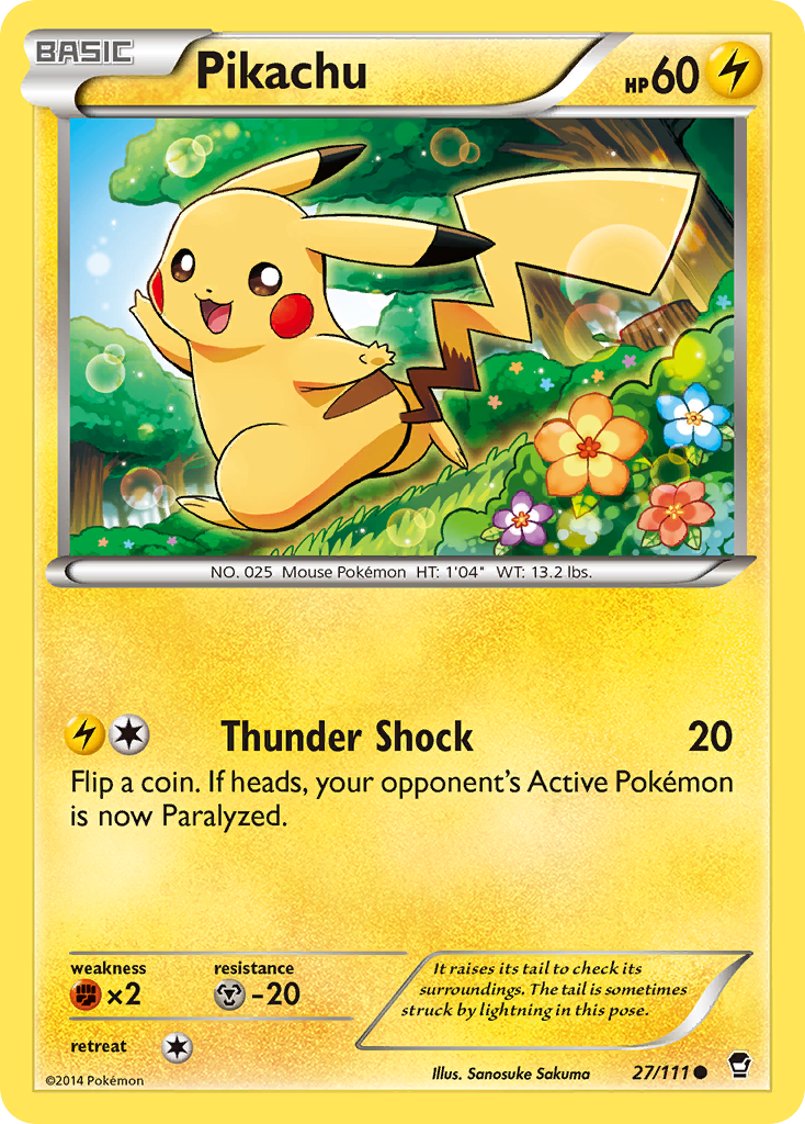 Pikachu (27/111) [XY: Furious Fists] | Rock City Comics