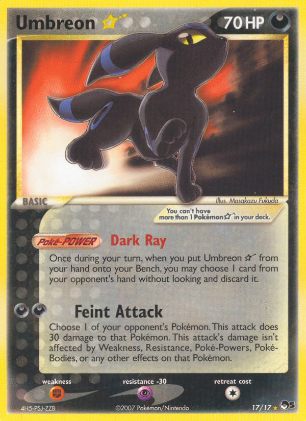 Umbreon Star (17/17) [POP Series 5] | Rock City Comics