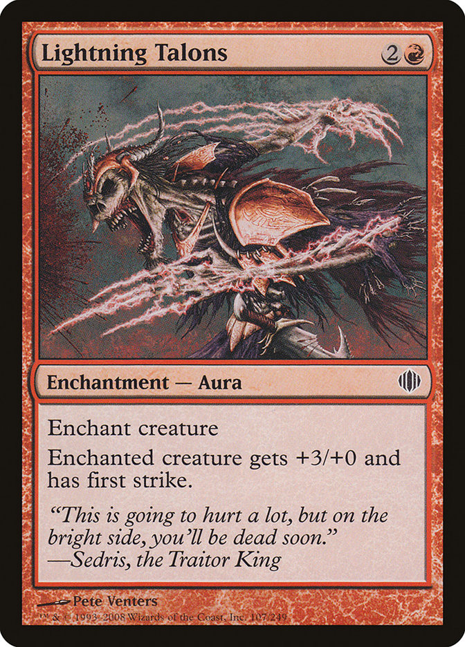 Lightning Talons [Shards of Alara] | Rock City Comics