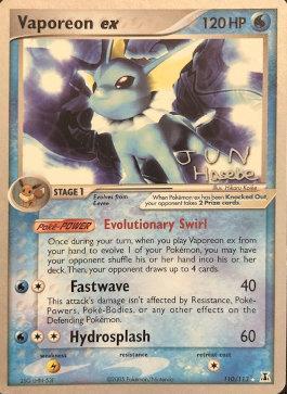 Vaporeon ex (110/113) (Flyvees - Jun Hasebe) [World Championships 2007] | Rock City Comics