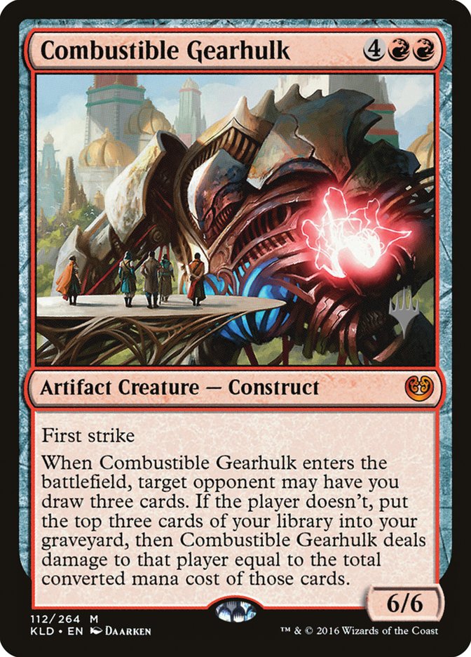 Combustible Gearhulk (Promo Pack) [Kaladesh Promos] | Rock City Comics