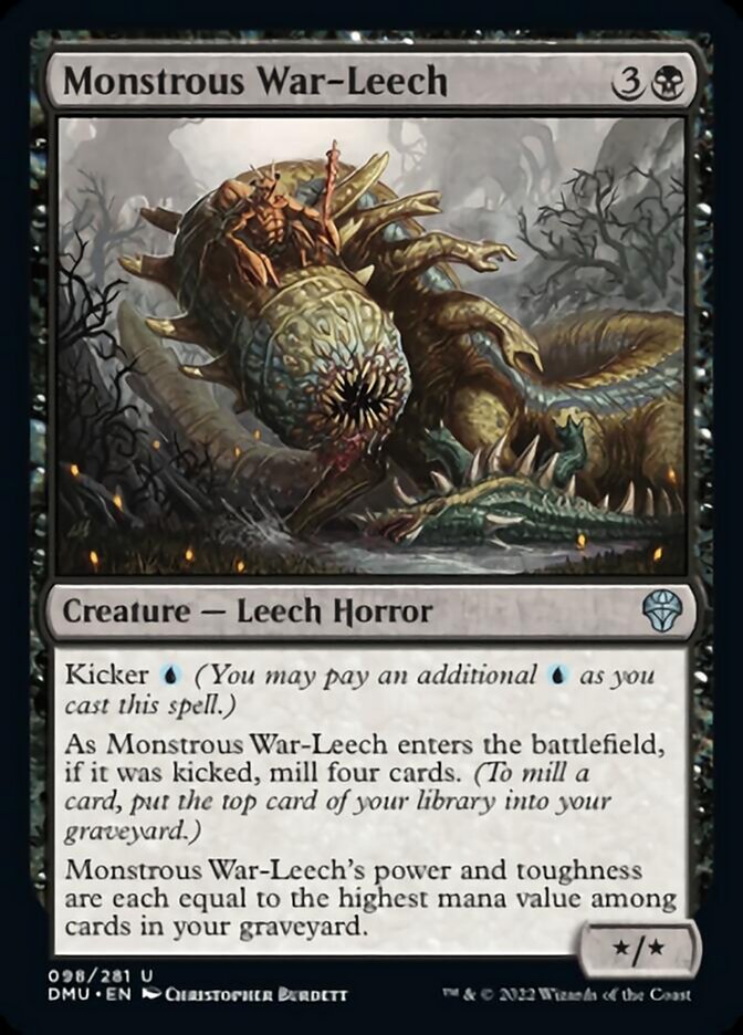 Monstrous War-Leech [Dominaria United] | Rock City Comics