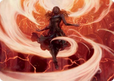 Crackle with Power Art Card [Strixhaven: School of Mages Art Series] | Rock City Comics