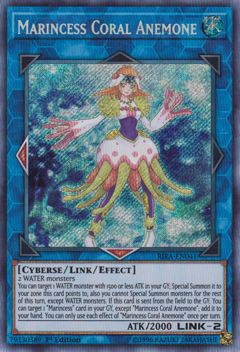 Marincess Coral Anemone [RIRA-EN041] Secret Rare | Rock City Comics