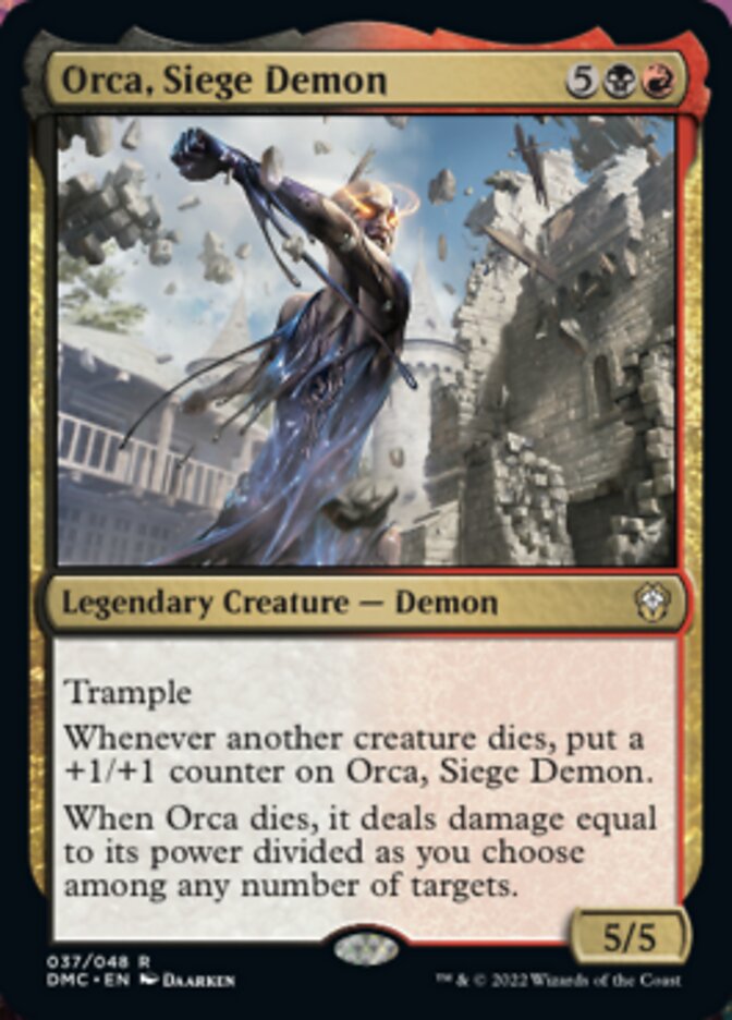 Orca, Siege Demon [Dominaria United Commander] | Rock City Comics