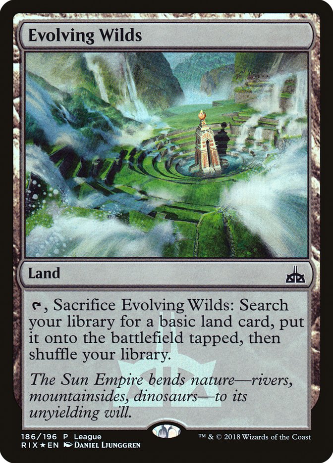 Evolving Wilds (League) [Rivals of Ixalan Promos] | Rock City Comics