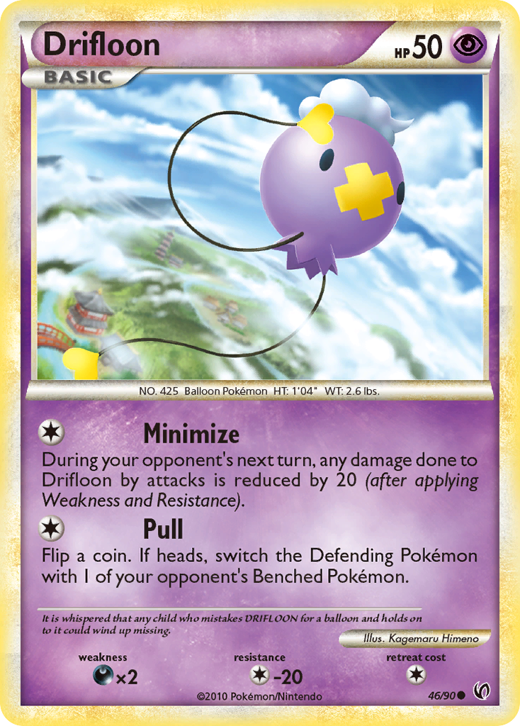 Drifloon (46/90) [HeartGold & SoulSilver: Undaunted] | Rock City Comics