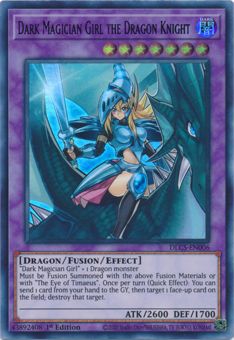 Dark Magician Girl the Dragon Knight (Purple) [DLCS-EN006] Ultra Rare | Rock City Comics