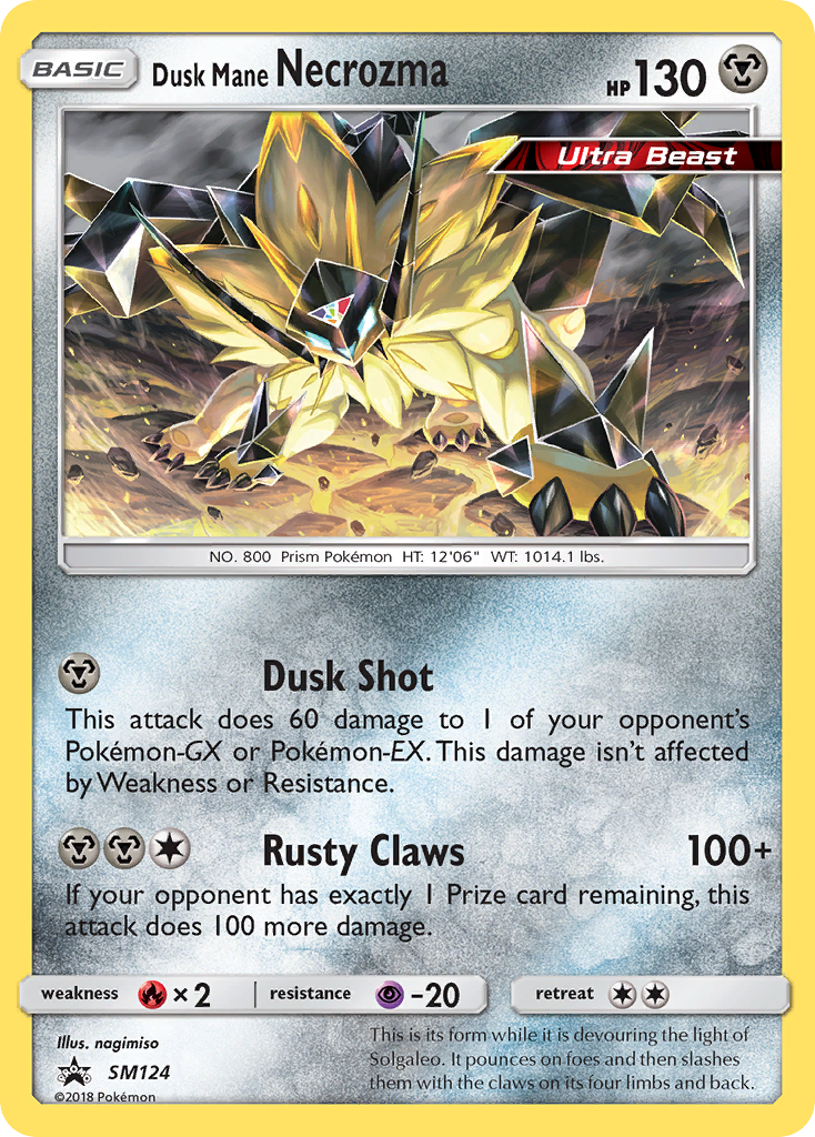 Dusk Mane Necrozma (SM124) [Sun & Moon: Black Star Promos] | Rock City Comics