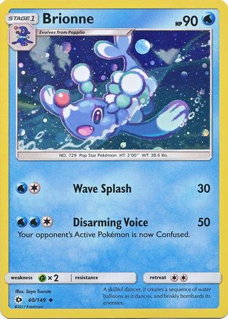 Brionne (40/149) (Cosmos Holo) [Sun & Moon: Base Set] | Rock City Comics