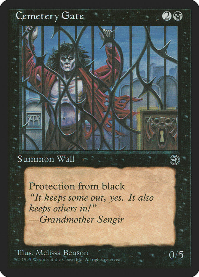 Cemetery Gate (Grandmother Sengir Flavor Text) [Homelands] | Rock City Comics