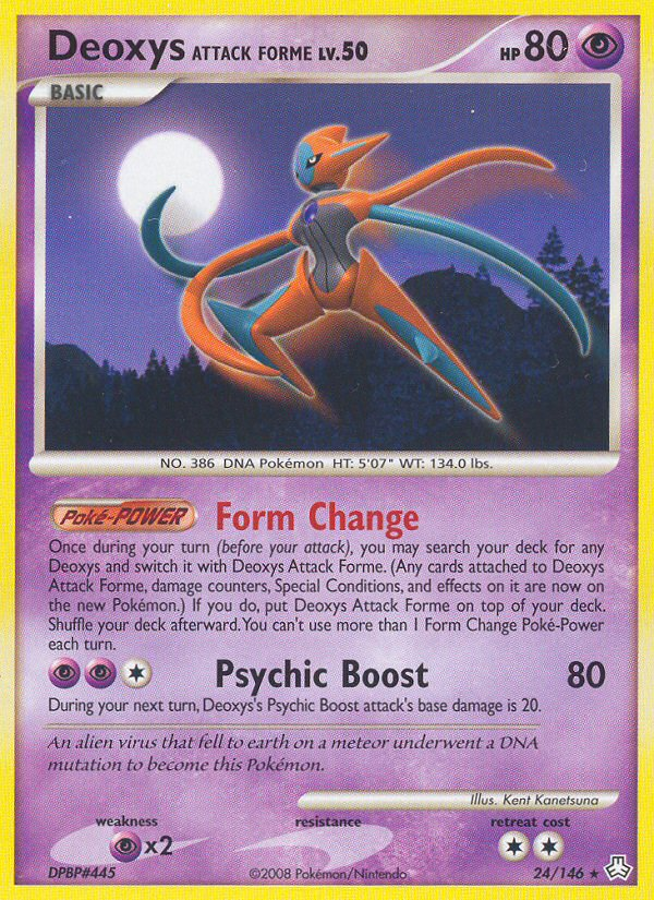 Deoxys Attack Forme (24/146) [Diamond & Pearl: Legends Awakened] | Rock City Comics