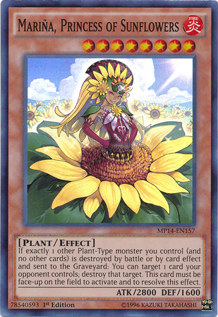 Mariña, Princess of Sunflowers [MP14-EN157] Super Rare | Rock City Comics