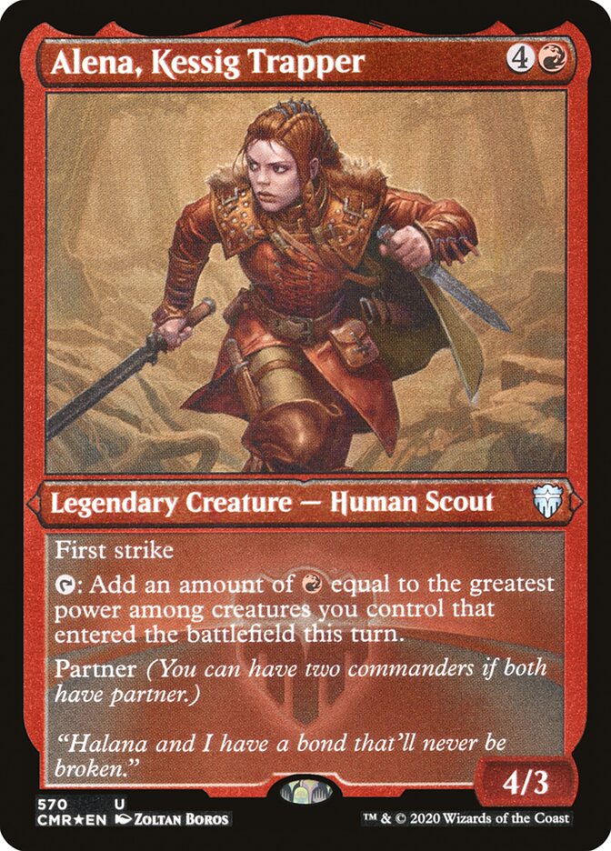 Alena, Kessig Trapper (Etched) [Commander Legends] | Rock City Comics