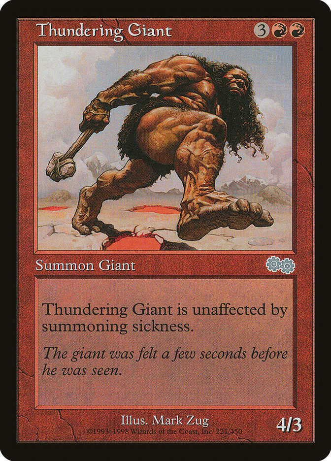 Thundering Giant [Urza's Saga] | Rock City Comics