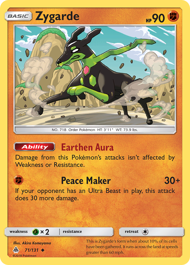 Zygarde (71/131) [Sun & Moon: Forbidden Light] | Rock City Comics