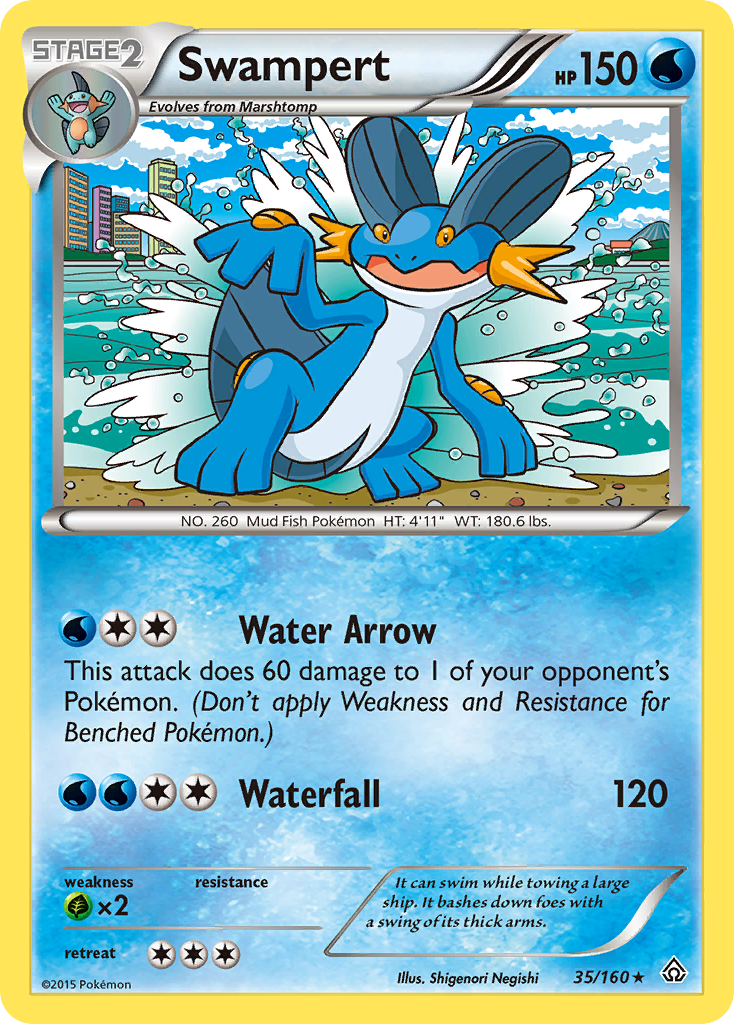 Swampert (35/160) [XY: Primal Clash] | Rock City Comics