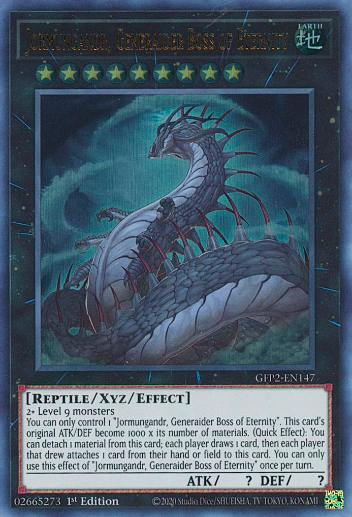 Jormungandr, Generaider Boss of Eternity [GFP2-EN147] Ultra Rare | Rock City Comics