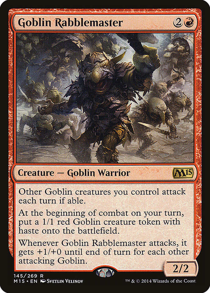 Goblin Rabblemaster [Magic 2015] | Rock City Comics