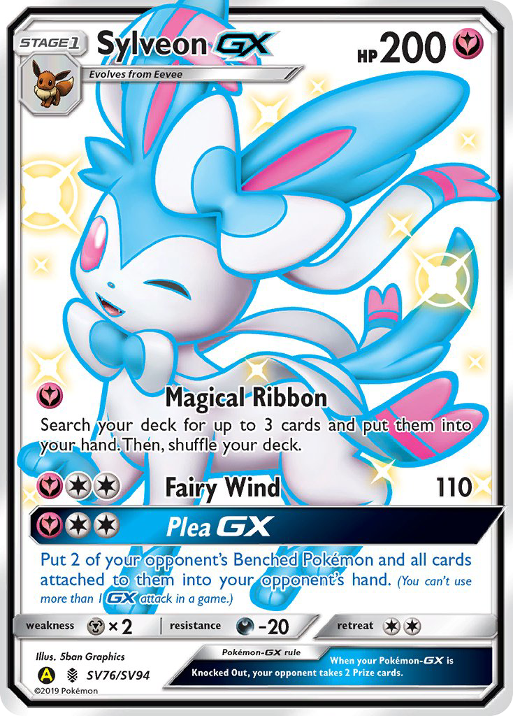 Sylveon GX (SV76/SV94) [Sun & Moon: Hidden Fates - Shiny Vault] | Rock City Comics