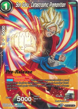 Son Goku, Catastrophic Premonition (BT12-127) [Vicious Rejuvenation Prerelease Promos] | Rock City Comics