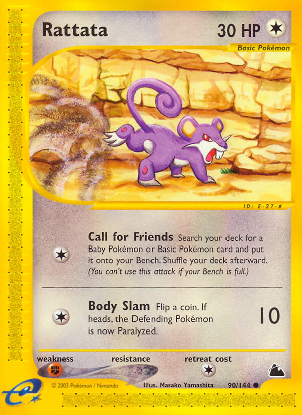 Rattata (90/144) [Skyridge] | Rock City Comics