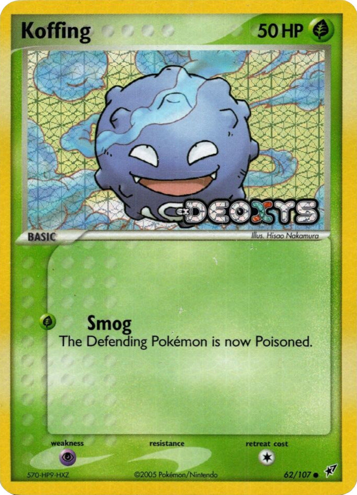 Koffing (62/107) (Stamped) [EX: Deoxys] | Rock City Comics