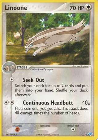 Linoone (3/10) [EX: Trainer Kit - Latios] | Rock City Comics