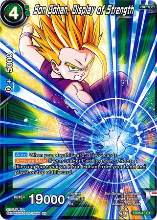 Son Gohan, Display of Strength [EX06-16] | Rock City Comics