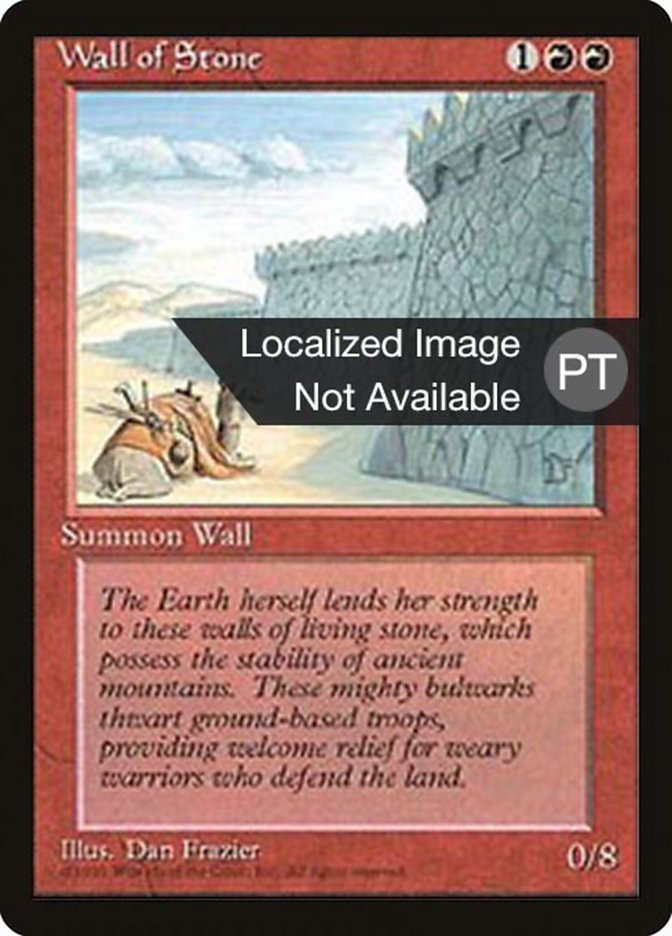 Wall of Stone [Fourth Edition (Foreign Black Border)] | Rock City Comics