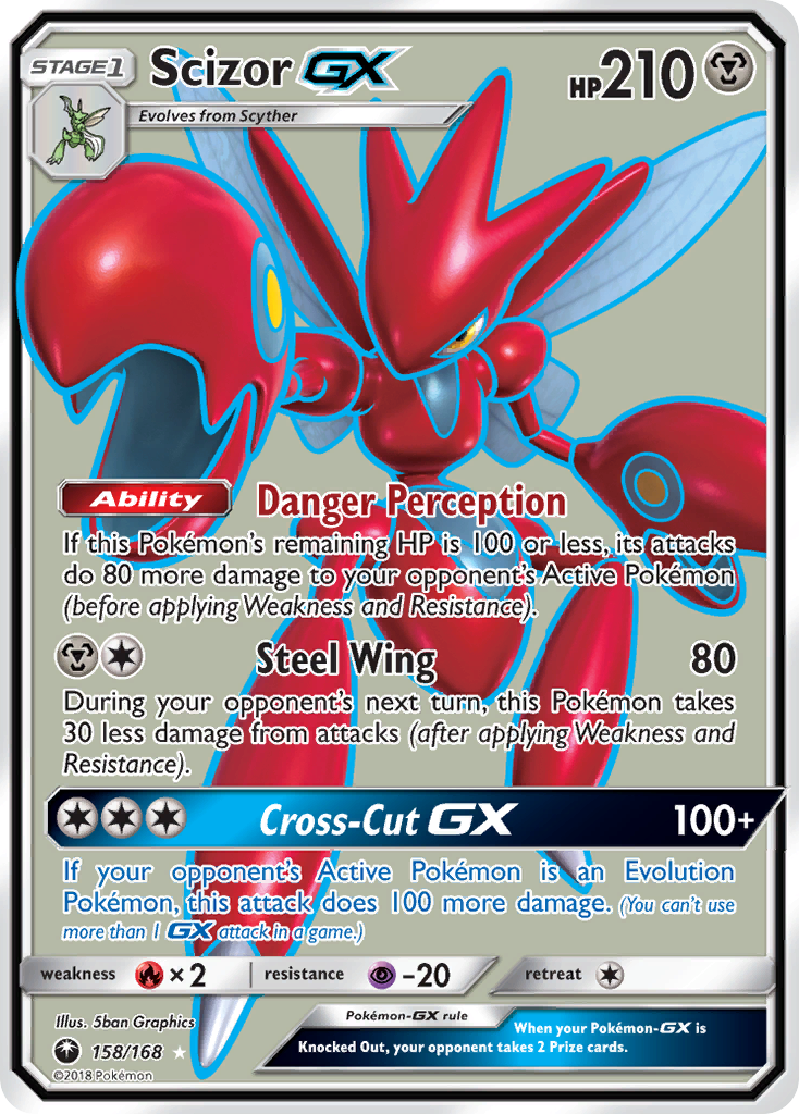 Scizor GX (158/168) [Sun & Moon: Celestial Storm] | Rock City Comics