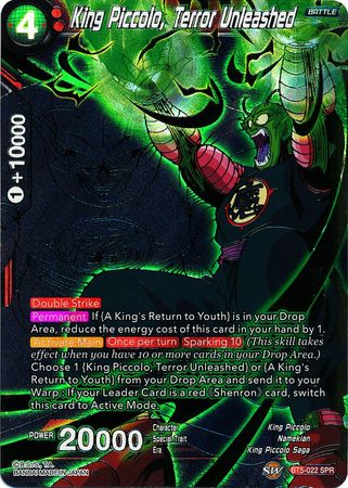 King Piccolo, Terror Unleashed (SPR) (BT5-022) [Miraculous Revival] | Rock City Comics