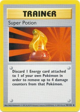 Super Potion (90/102) [Base Set Shadowless Unlimited] | Rock City Comics