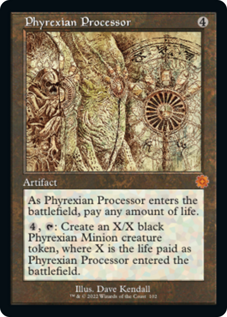 Phyrexian Processor (Retro Schematic) [The Brothers' War Retro Artifacts] | Rock City Comics