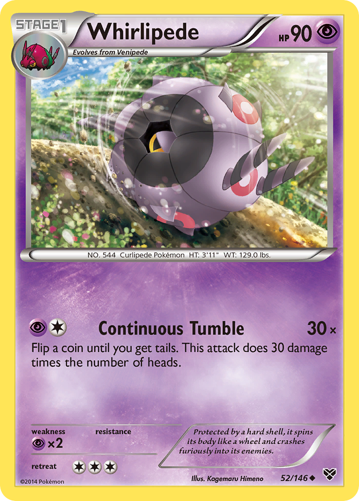 Whirlipede (52/146) [XY: Base Set] | Rock City Comics