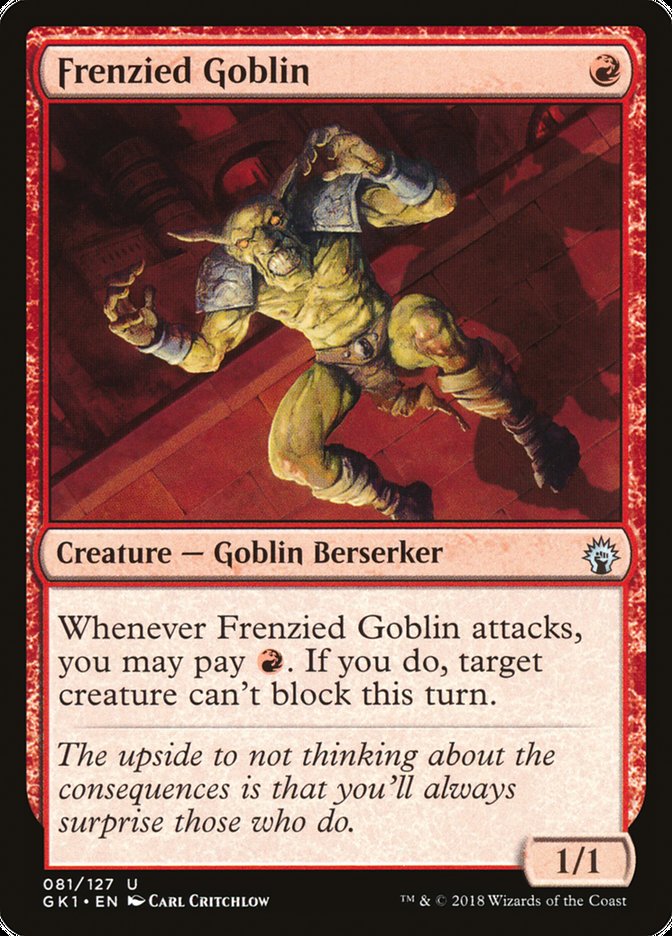 Frenzied Goblin [Guilds of Ravnica Guild Kit] | Rock City Comics