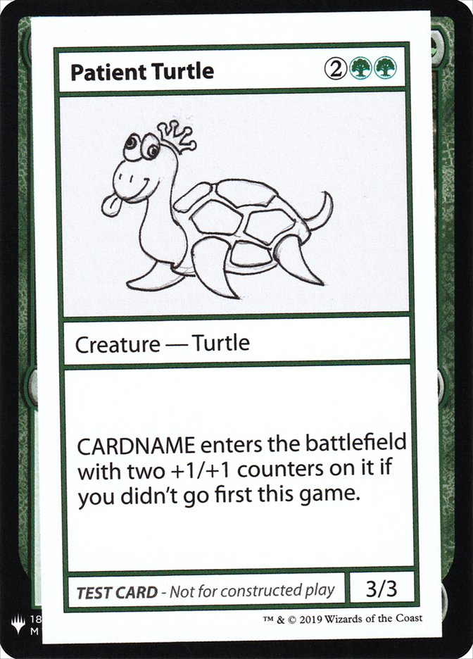 Patient Turtle [Mystery Booster Playtest Cards] | Rock City Comics