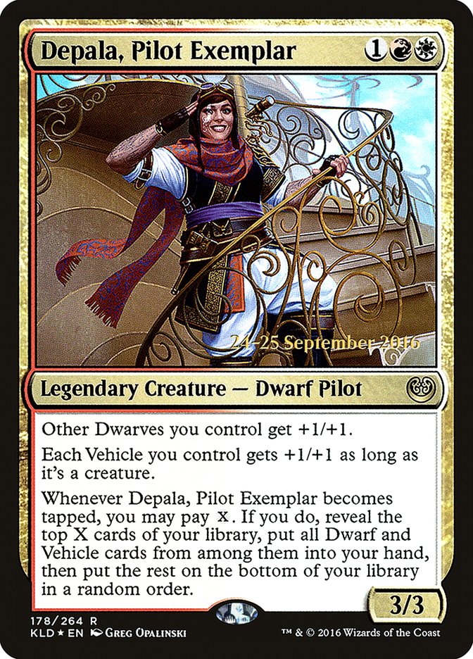 Depala, Pilot Exemplar  [Kaladesh Prerelease Promos] | Rock City Comics