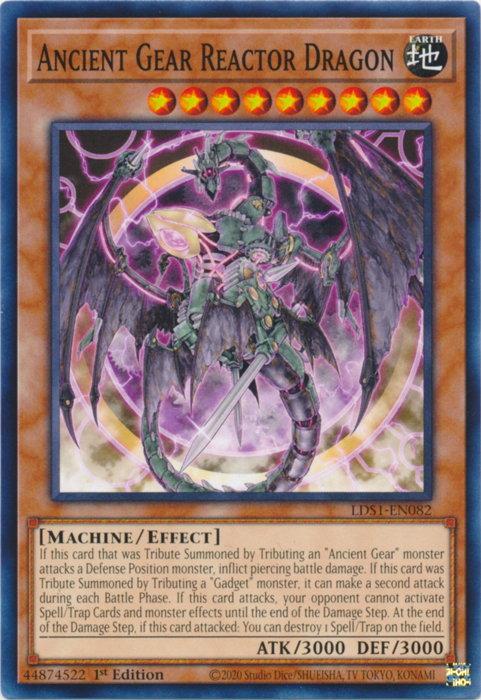 Ancient Gear Reactor Dragon [LDS1-EN082] Common | Rock City Comics