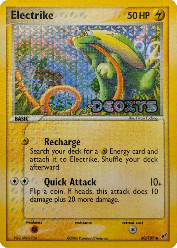 Electrike (60/107) (Stamped) [EX: Deoxys] | Rock City Comics