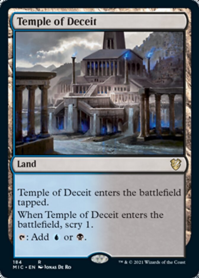 Temple of Deceit [Innistrad: Midnight Hunt Commander] | Rock City Comics