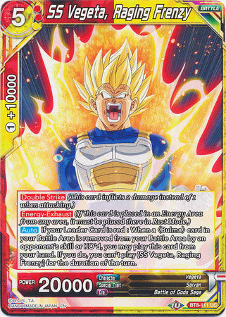 SS Vegeta, Raging Frenzy [BT8-111] | Rock City Comics